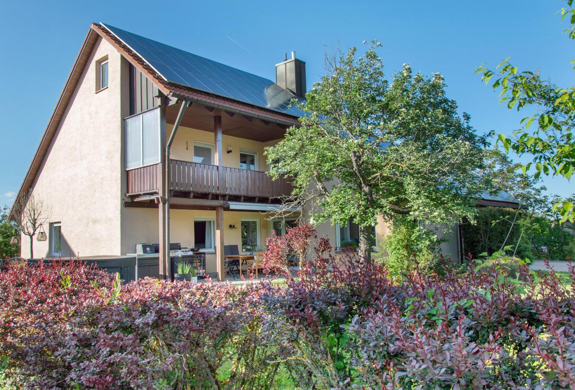 Ferienwohnung Apfelbluete Burgbernheim Exterior foto
